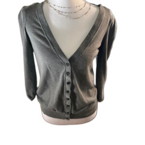 Joie Women's Grey Silk Cashmere Blend Cardigan Size XS